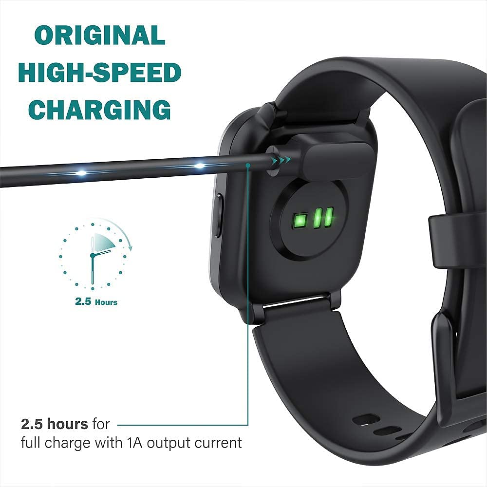 Compatible With Gerafame Smart Watch Charger, Lamshaw Magnetic Replacement Charger Compatible With Gerafame Smartwatch Y6/Weurgh