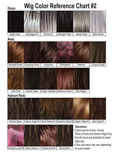 Noriko Angelica Synthetic Wig by Rene of Paris and Wig Lift Comb - Butter Pecan - Bundle 2 Items
