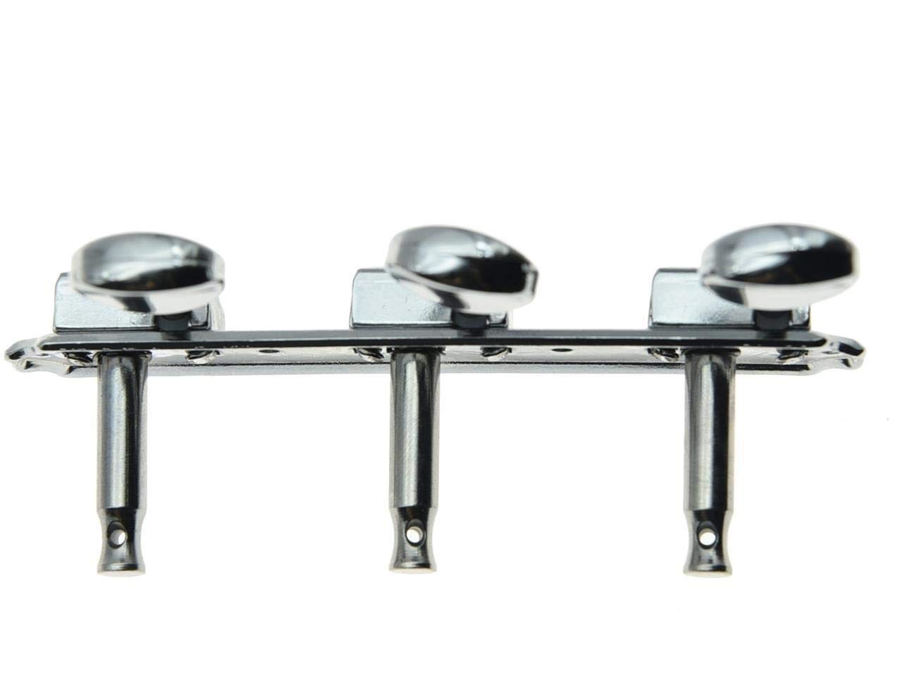 Kaish Chrome 3 Per Side 3X3 On A Plate Vintage Guitar Tuning Keys Tuners For Les Paul