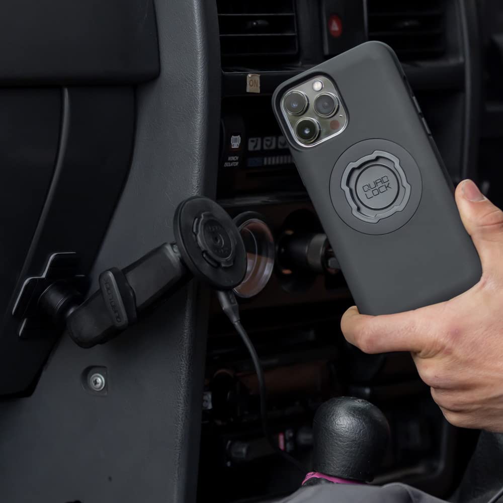 Quad Lock Mag Phone Case For Iphone 14 Black