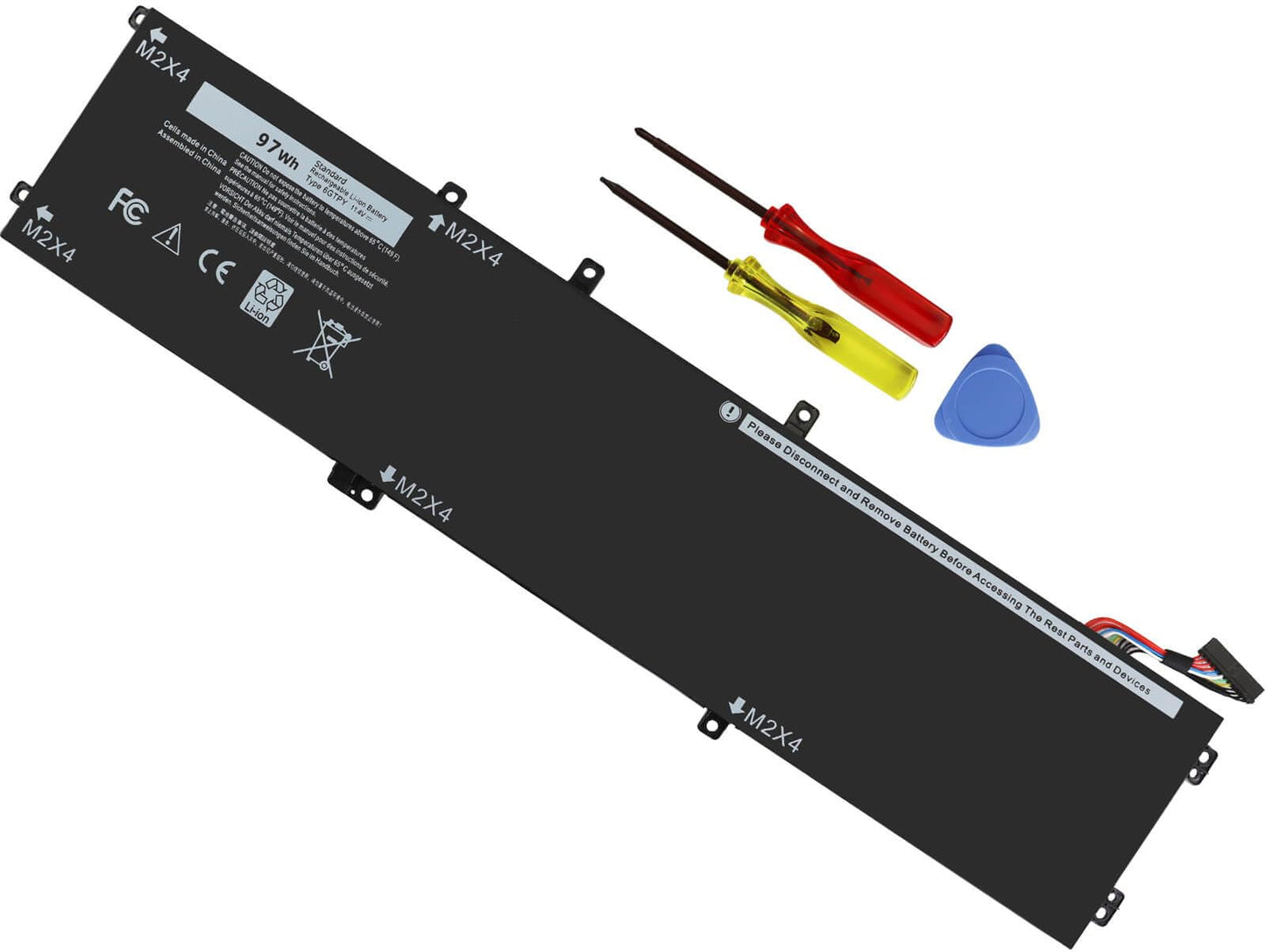 DMKAOLLK 97Wh 6GTPY Battery for Dell XPS 15 9560 9570 9550 7590 Precision 5510 5520 5530 5540 Vostro 7500 7590 Series 4GVGH GPM0