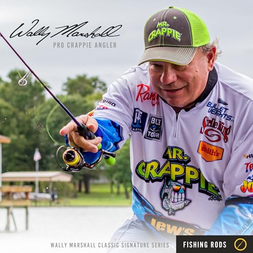 Lew's Wally Marshall Classic Signature Series Spinning Fishing Rod, IM8 Graphite Blank, Split-Grip Cork Handle