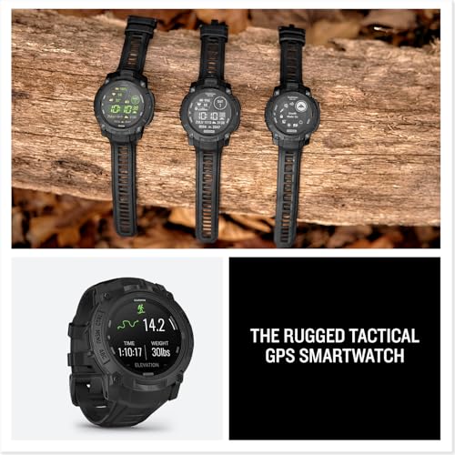 Garmin Instinct® 3 Tactical Edition, 50mm, AMOLED Display, Rugged Outdoor GPS Smartwatch