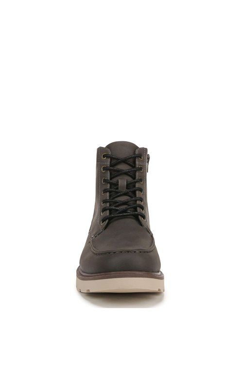 Dr. Scholl's Men's Manchester Lace Up Boot Mid Calf Boot Grey Smooth 12 M