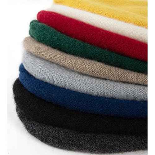 Villand 100% Cashmere Beanie Hat for Women and Men with Gift Box, Double-Layered Ski Cap, Knitted Cashmere Hat for Winter