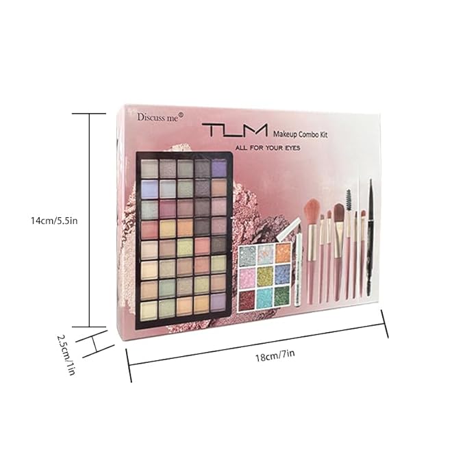 All in One Makeup Kit for Women Full Kit,Make Up Gift Set for Women with 40 Colors Eyeshadow Palette Brush Set&Brow Powder