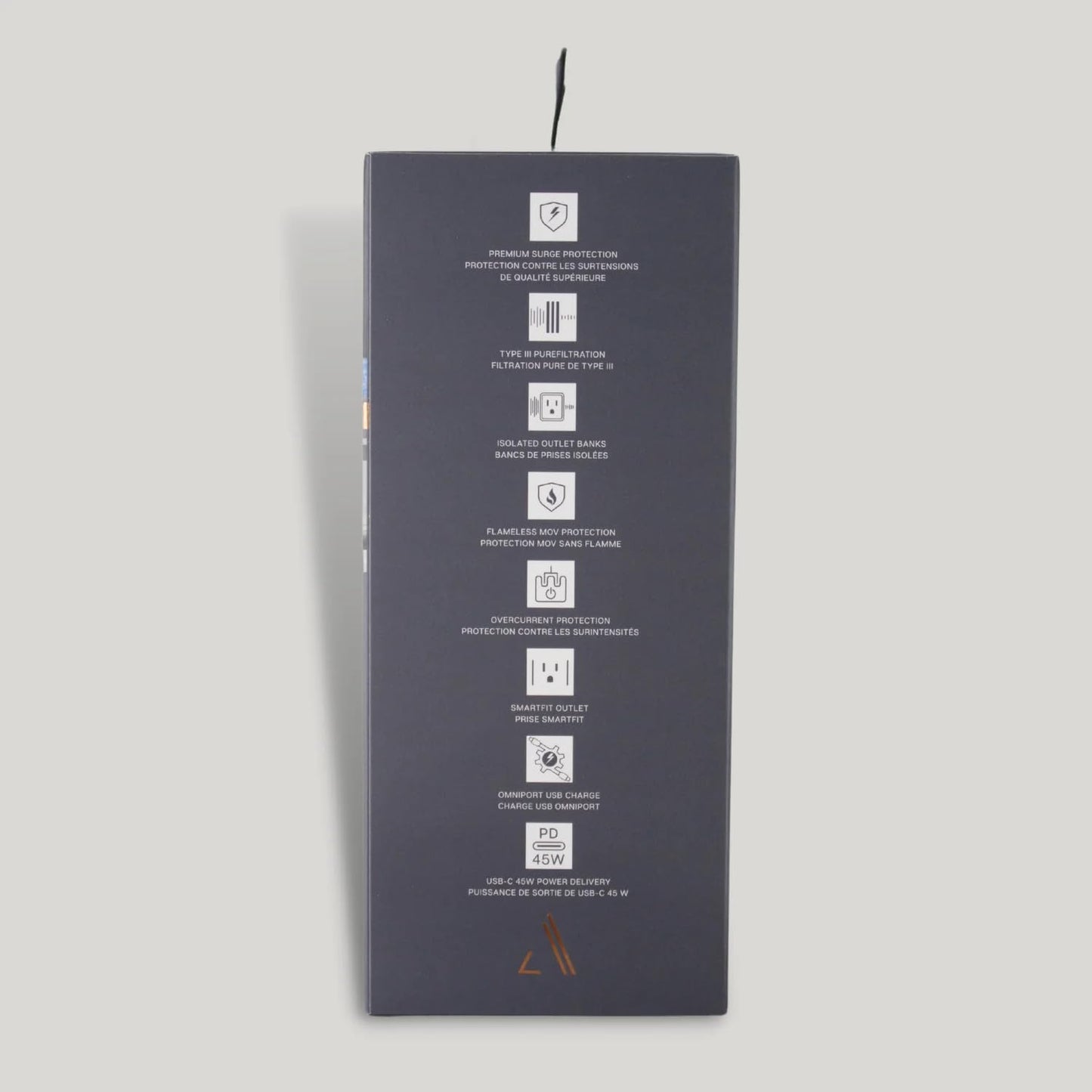 Austere Vii Series, Wall Power 4 Outlet Surge Protector, 3500 Joules, Isolated Emi/Rfi Filtering, 2 Usb-C 45W & 20W Fast Charger