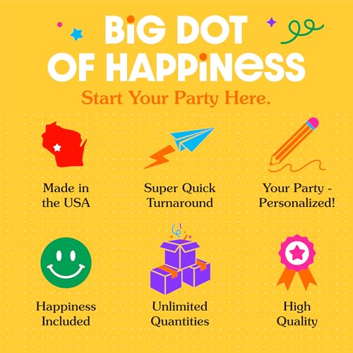 Big Dot of Happiness Disco Ball 2026 New Year Photo Booth Props, NYE Party Photo Props Kit, 2026 New Years Glasses, New Ye...