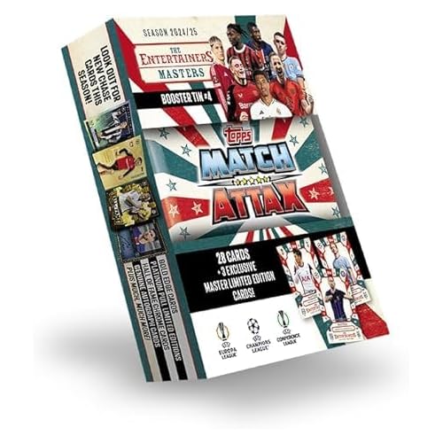 Topps Match Attax 24/25 - Random Booster Tin - Contains 28 Match Attax Cards Plus 3 Exclusive LEs