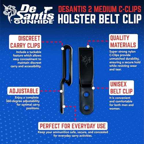 DeSantis Y71BZZZZ0 2 Medium C-Clips