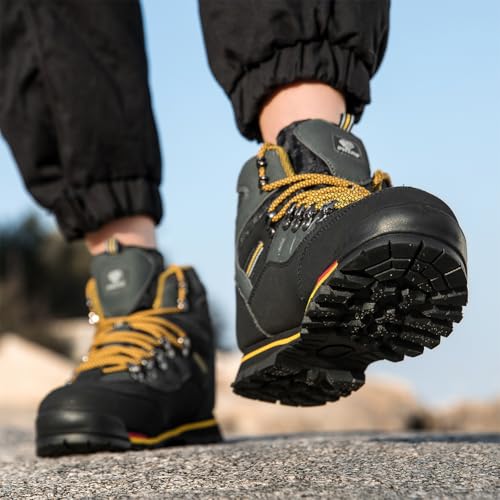 Men's Hiking Boots, Men's Climbing Boots, Durable Outdoor Footwear for Rugged Adventures, Waterproof Backpacking Shoes for...