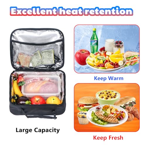 Hap Tim Insulated Lunch Bag for Boys, Reusable Lunch Box for Women & Men, Lunchbox for Girls, Portable Lunchbag(18654-YX)