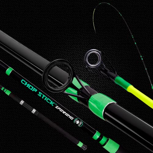 Championship Catfish Rod: 2 Piece, Medium Heavy Chop Stick, Sensitive Tip for Detecting Bites, Heavy Backbone for Hauling ...