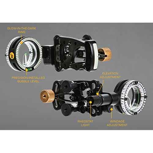 Trophy Ridge Drive Slider Bow Sight , Black