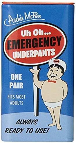 Accoutrements Emergency Underpants (Pack of Two Underpants)