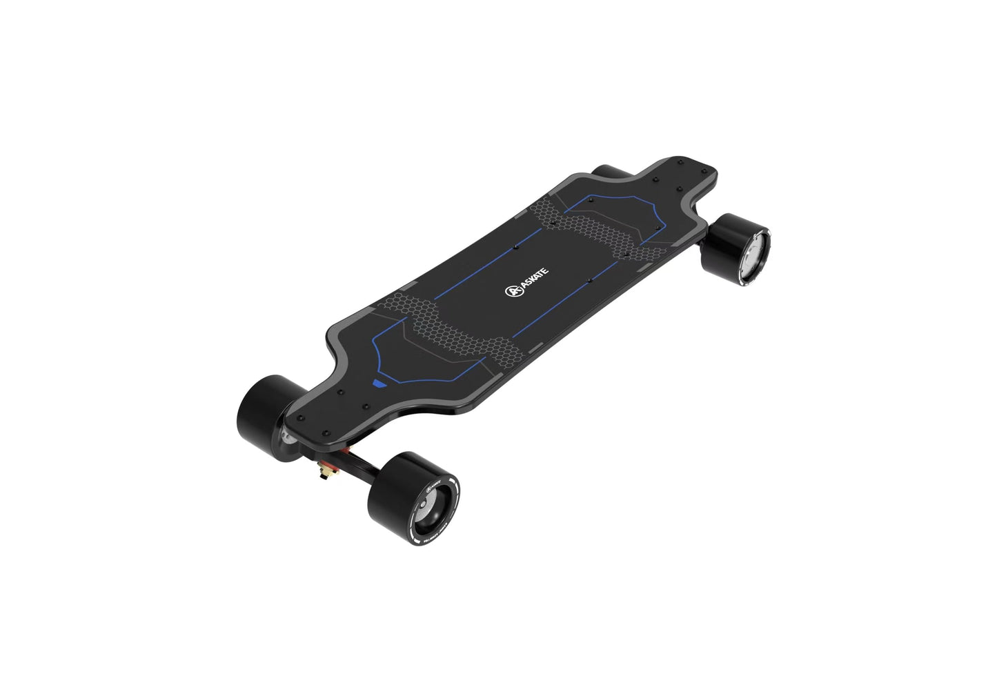 Askate A1 Electric Skateboard with Remote, Long Range Up to 17 Miles, 8 Ply Canadian Maple, Smooth 4-Speed Remote Controller, Suitable for Younger Beginners