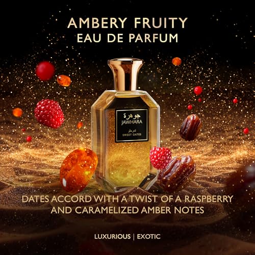 Jawhara Amberwood Nomad | Ambery Fougere Eau de Parfum 3.3 fl oz | Notes of Cardamom, Leather, Cedarwood, and Rich Amber | Long Lasting | Everyday Wear | Travel Size