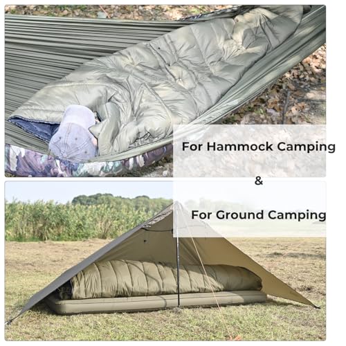 onewind Camping Sleeping Bag and Hammock Underquilt, Quilt Combo for Hammock Camping Hiking Backpacking