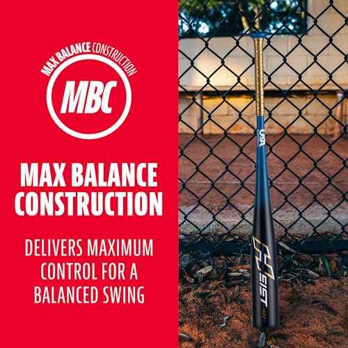Franklin Sports Youth Baseball Bat - Heist Kids Baseball Bats for Ages 8-12 - 2 5/8" Inch Big Barrel Kids Metal Bat - Youth Drop -9 + -10 Aluminum Bats - USA Baseball - 26" to 30" Bats