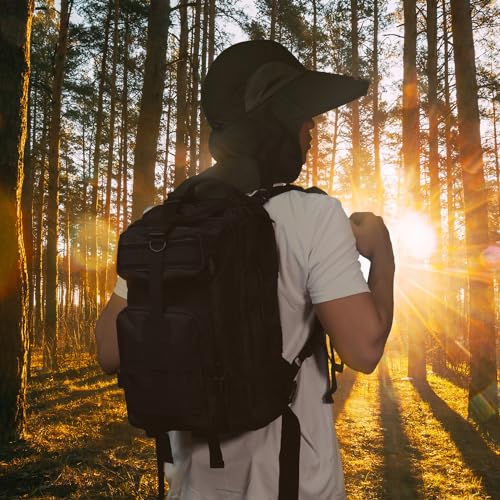 MODERN NEEDS 20L Tactical Backpack | 7 Compartments | Padded Comfort | Heavy-Duty Nylon | Survival & Camping