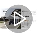 Caravan Canopy Tent Sidewalls for Domain Carport with Straps, Ideal for Garage Storage, Inflatable Garage Covering, White...