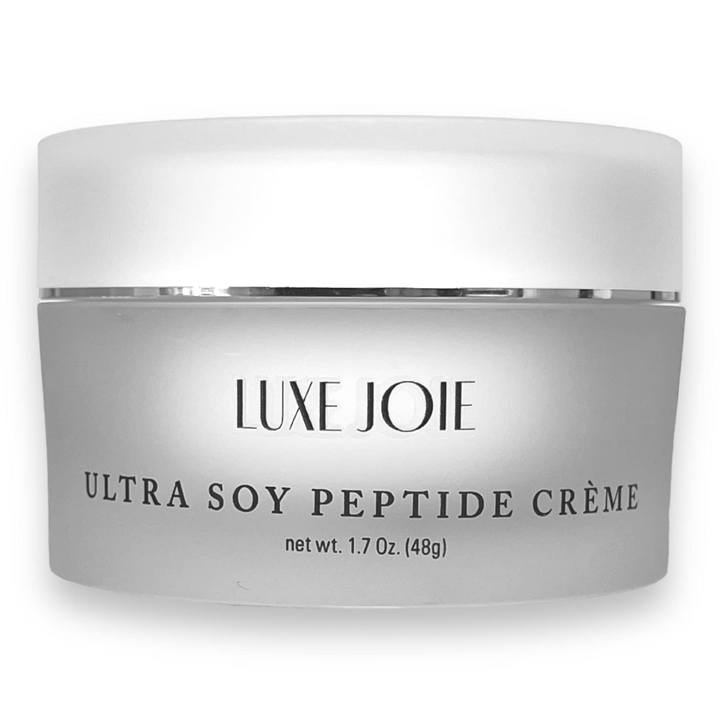 LuxeJoie Ultra Soy Peptide Creme With Matrixyl Peptides Alpha Lipoic Acid Anti-Aging Face Moisturizer Wrinkle Fine Line Reducer