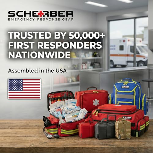 Scherber Public Access Bleeding Control Kit | Trauma Equipment, First Aid Supplies & NAR Tourniquet Pack for Gunshot Wound...