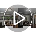 13 inch Flush Mount LED Ceiling Light Fixture, 2700K/3000K/3500K/4000K/5000K Adjustable Ceiling Lights, Brushed Nickel Sat...