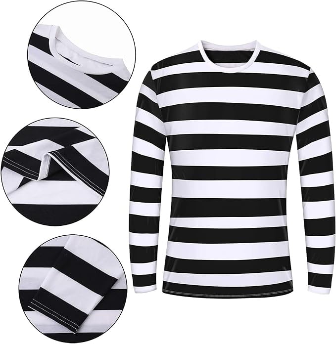 Agaati Adult Women's Robber Costume Thief Accessories Bank Robber Costume for Halloween(Women,X-Large)
