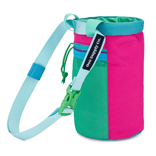 Oso Supply Co - Classic Chalk Bag for Rock Climbing, Bouldering Chalk Bag Bucket with Quick-Clip Belt, Zippered Pockets an...