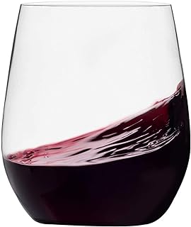 Munfix Plastic Stemless Wine Glasses 48 Pack, Disposable 12 Oz Clear Plastic Wine Cups Shatterproof Recyclable and BPA-Free