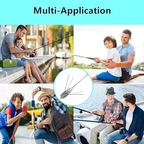 5 Pcs Sputnik Sinker Fishing Weights Lead Surfing Casting Spider Sinkers Long Tail Fishing Equipment for Catfish Saltwater...