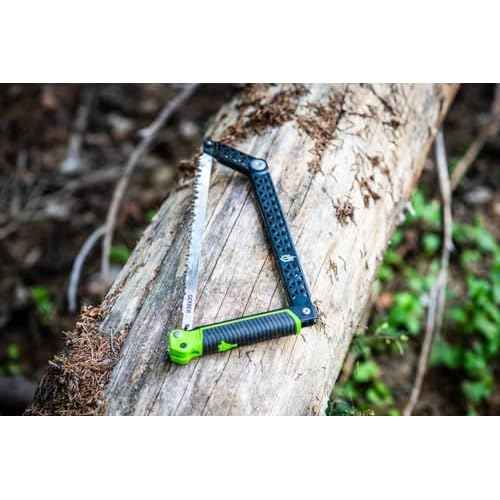 Gerber Freescape Camp Saw Folding Hand Saw for Backpacking Hiking Camping Pruning and Bushcraft, 12" Blade