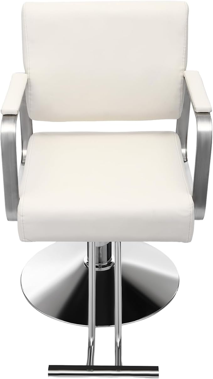 Barber Chair Salon Chair for Hair Stylist Hair Chair for Barbershop Home Height Adjustable & 360° Swivel Styling Salon Chairs Spa Beauty Salon Equipment, Max Load Weight 440Lbs