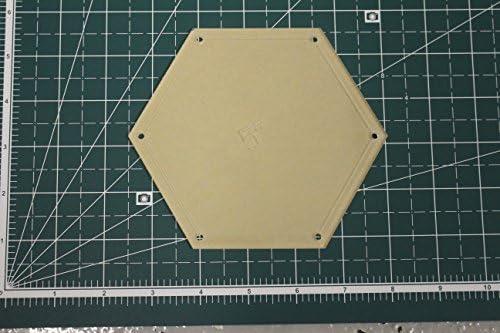 Hexagon Quilting Template Set - 5" with 1/4" Seam Allowance - Durable Acrylic Templates for Quilting, Patchwork, Crafting, & Sewing Projects - Clear Templates for Accurate Designing