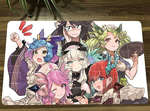 New Mlikemat Playmat Dragonmaid Deck TCG CCG Trading Card Game Mat + Free Bag