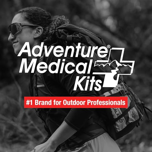 Adventure Medical Kit Ultralight/Watertight Medical Kit .5 - Up to 2 People, Up to 2 Days - Includes Bandages, Blister Ess...