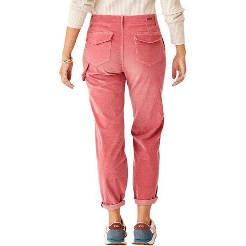 Carve Designs Corey Butter Pant - High Rise Straight Leg Jeans for Women, Organic Cotton Utility Denim with Flap Pockets & Relaxed Fit - Henna 4