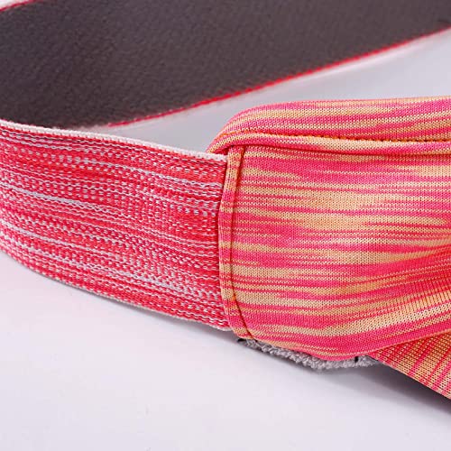 Sun Visor Hat Stretchy Non-Slip Sweatband Elastic Empty Top Cap for Women and Men Outdoor Sports Running