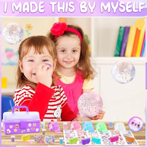 Nano Tape Bubble Kit for Kids, Nano Tape Squishy Maker Making Kit, Arts and Crafts Toys, Birthday Toys Gifts for 4 5 6 7 8...