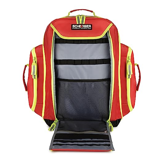 Scherber Fully-Stocked Premium First Responder Backpack | EMT/EMS Medic Trauma, Bleeding & Oxygen Medical Kit | CAT Tourni...