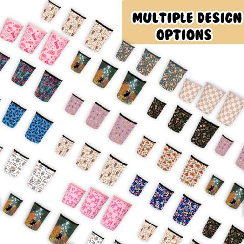 Reusable Insulated Neoprene Iced Coffee Cup Sleeve, Durable Drink Sleeve for Cold Beverages, Beverage Holder for Iced Coff...