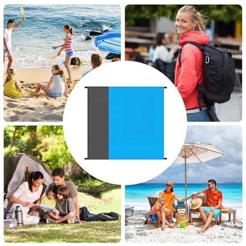 Gabrella Beach Mat Picnic Blanket Outdoor, Beach Blanket Sandproof for 1-4 Adults, Lightweight Durable Beach Mat for Trave...