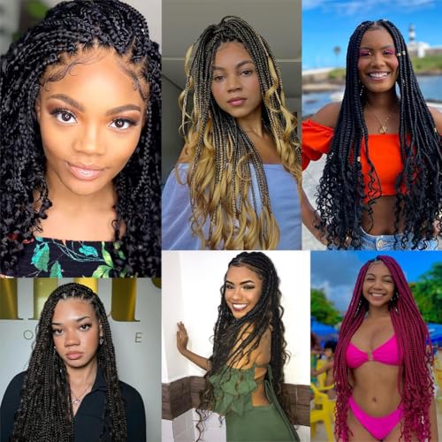 Human Braiding Hair, 3 Bundle 150g 20 Inch Boho Braids Human Hair 10A Deep Wave Bulk Brazilian Virgin No Weft Wavy Hair Extensions for Boho Bohemian Micro Braid Bulk for Braiding Natural Black