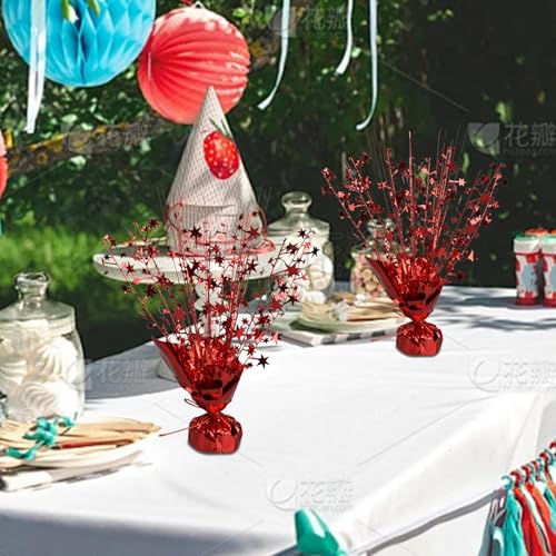 6 Pack Metallic Foil Spray Centerpiece Star Table Decoration Burst Table Centerpieces for Birthday Wedding Anniversary Gra...