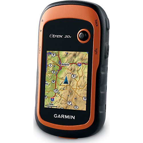 Garmin eTrex 20x, Handheld GPS Navigator, Enhanced Memory and Resolution, 2.2-inch Color Display, Water Resistant, Model:0...