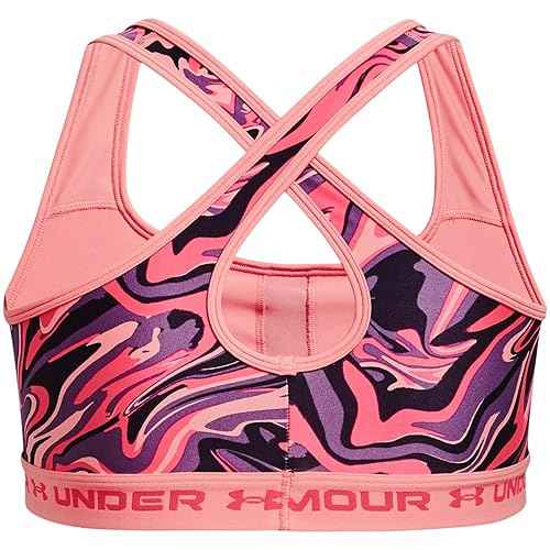 Under Armour Womens Crossback Mid Printed Bra