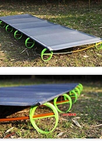 Aluminium Ultralight Folding Bed Portable Alloy Cots Camping Tent Bed Outdoor US