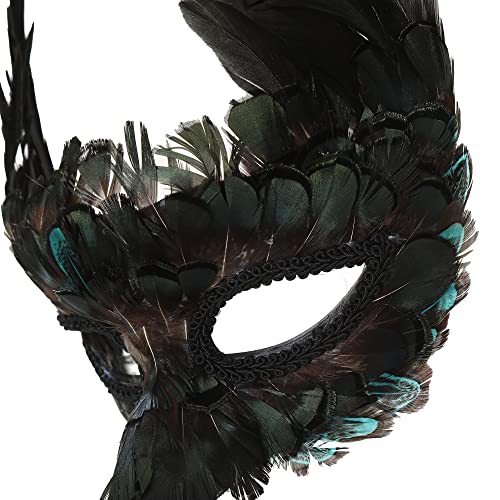 tmroeet Costume Masks Feather Animal Mask Masquerade Bird Mask Halloween Mardi Gras Cosplay Party Masque