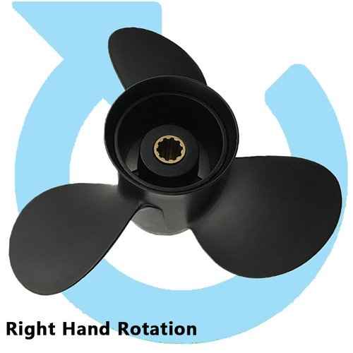 AQUAMAN Boat Propeller 9.25x12.5 for Mercury Mariner Outboard Motor 25-30HP 10 Spline
